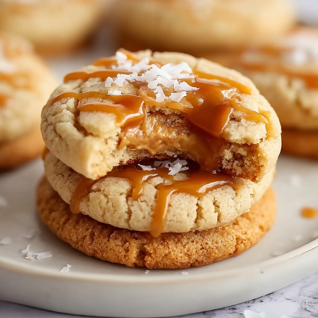 Salted Caramel Cheesecake Cookies Recipe - Recipe Image
