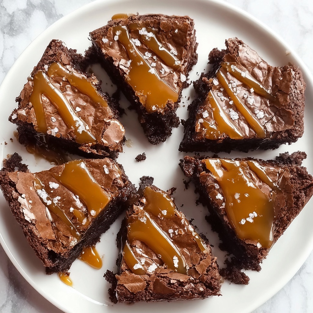Salted Caramel Brownies Recipe - Recipe Image
