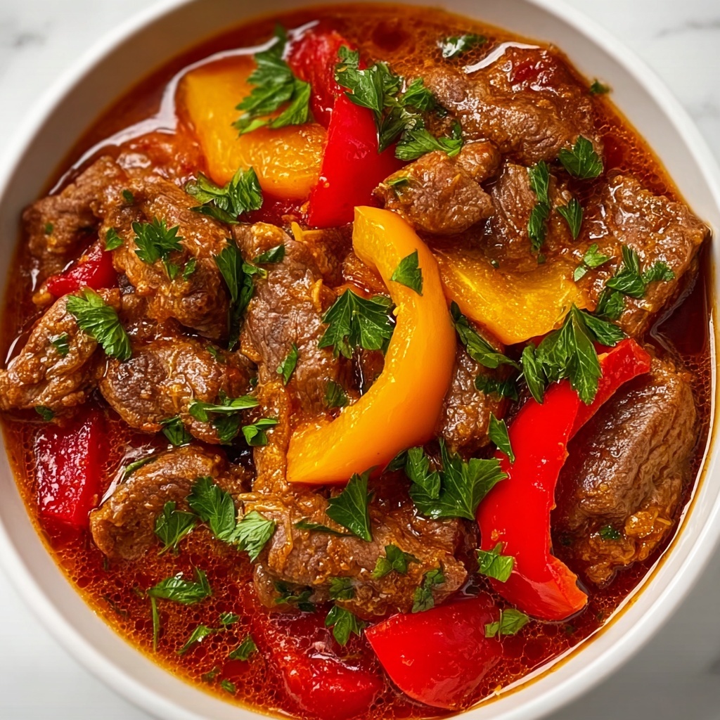 Best Ever Pepper Steak Recipe - Recipe Image