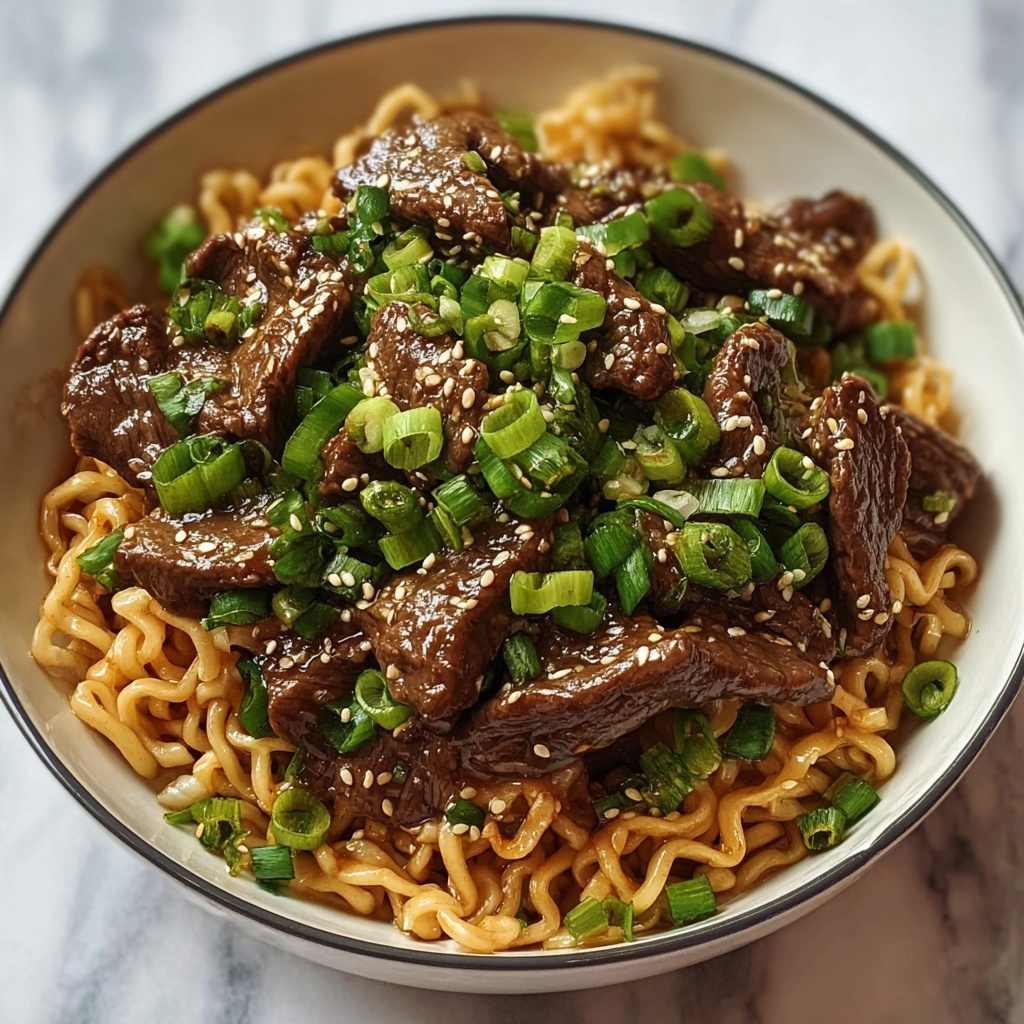 Mongolian Beef and Noodle Stir-Fry Recipe - Recipe Image