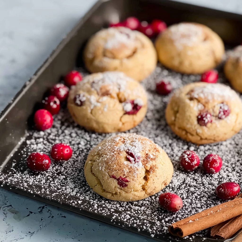 Cranberry Cream Cheese Snickerdoodles Recipe - Recipe Image