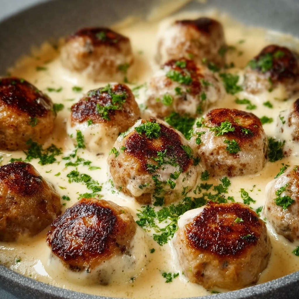 Creamy Turkey Meatballs Recipe - Recipe Image