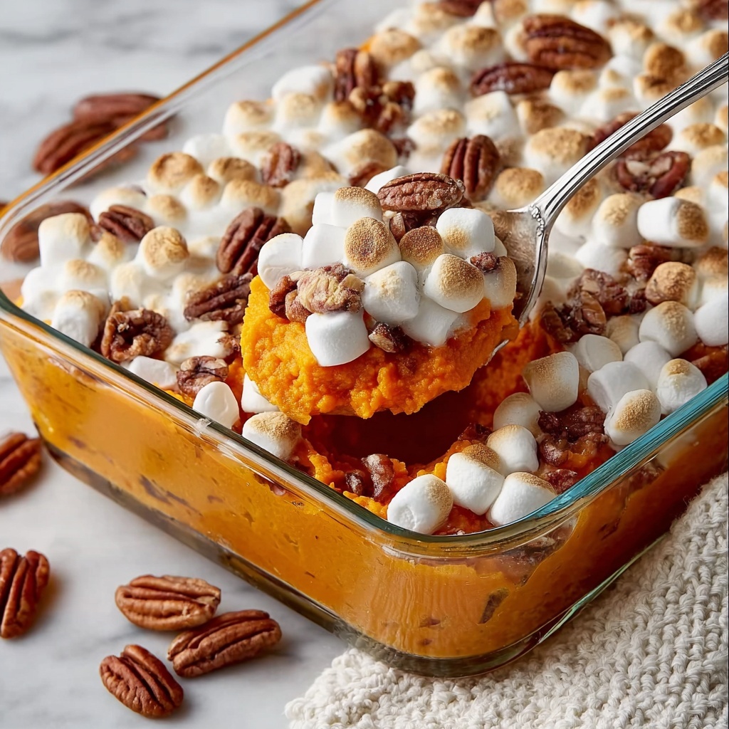 Sweet Potato Casserole with Marshmallows Recipe - Recipe Image