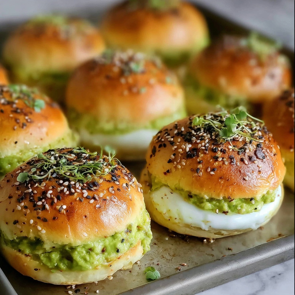 Easy 3-Ingredient Avocado Bread Buns (High-Protein) Recipe - Recipe Image