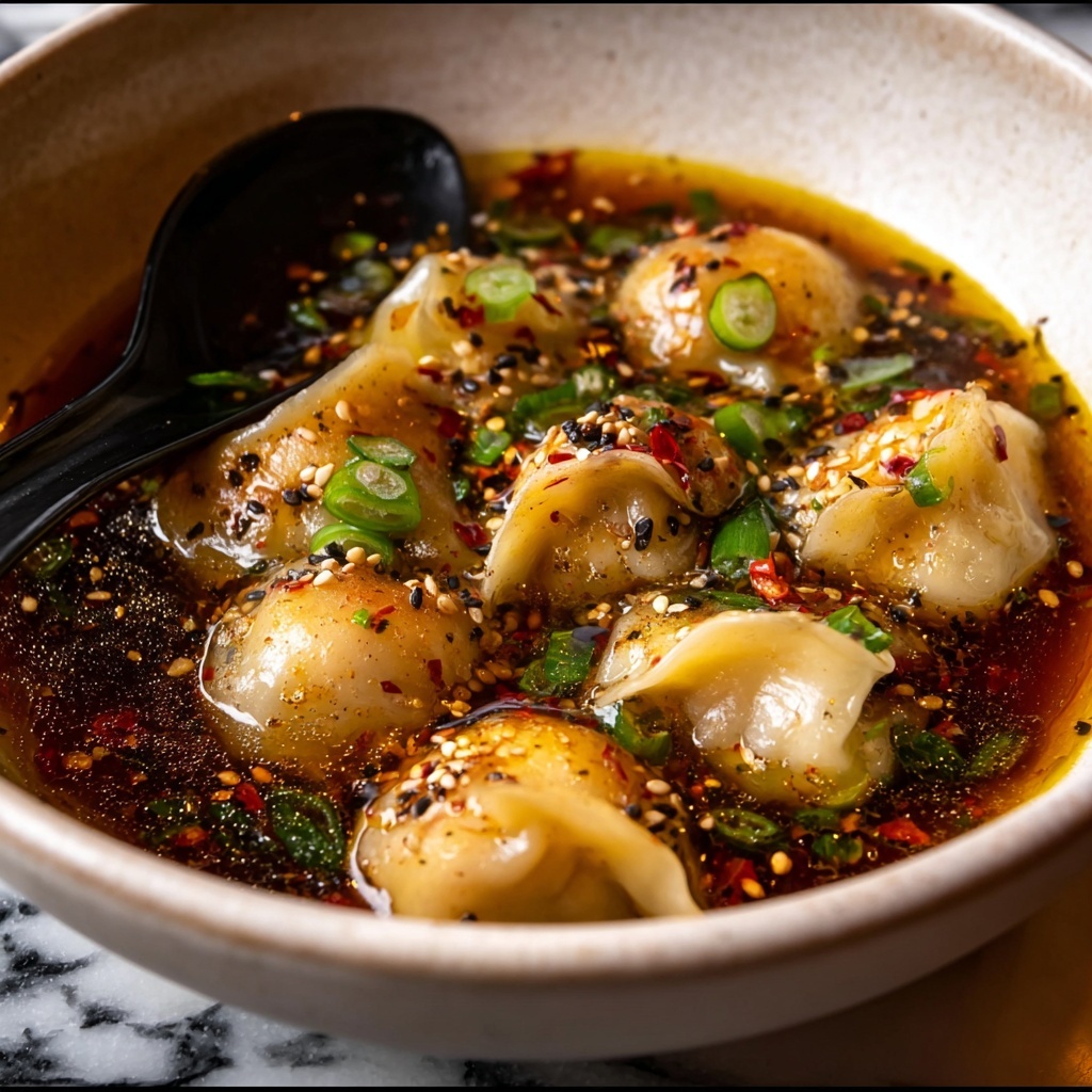 Chili Crisp Butternut Squash Dumplings Recipe - Recipe Image