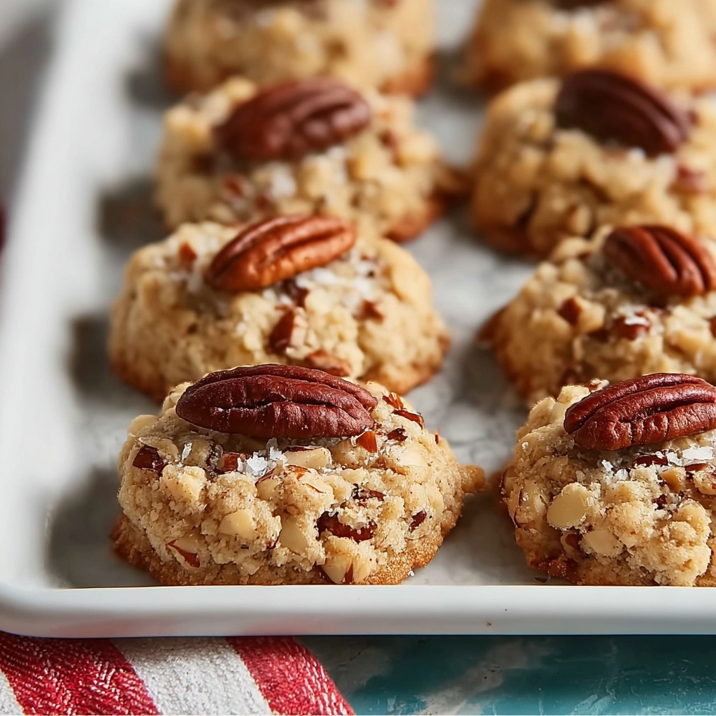 Perfect Coconut Cookies with Pecans Recipe - Recipe Image