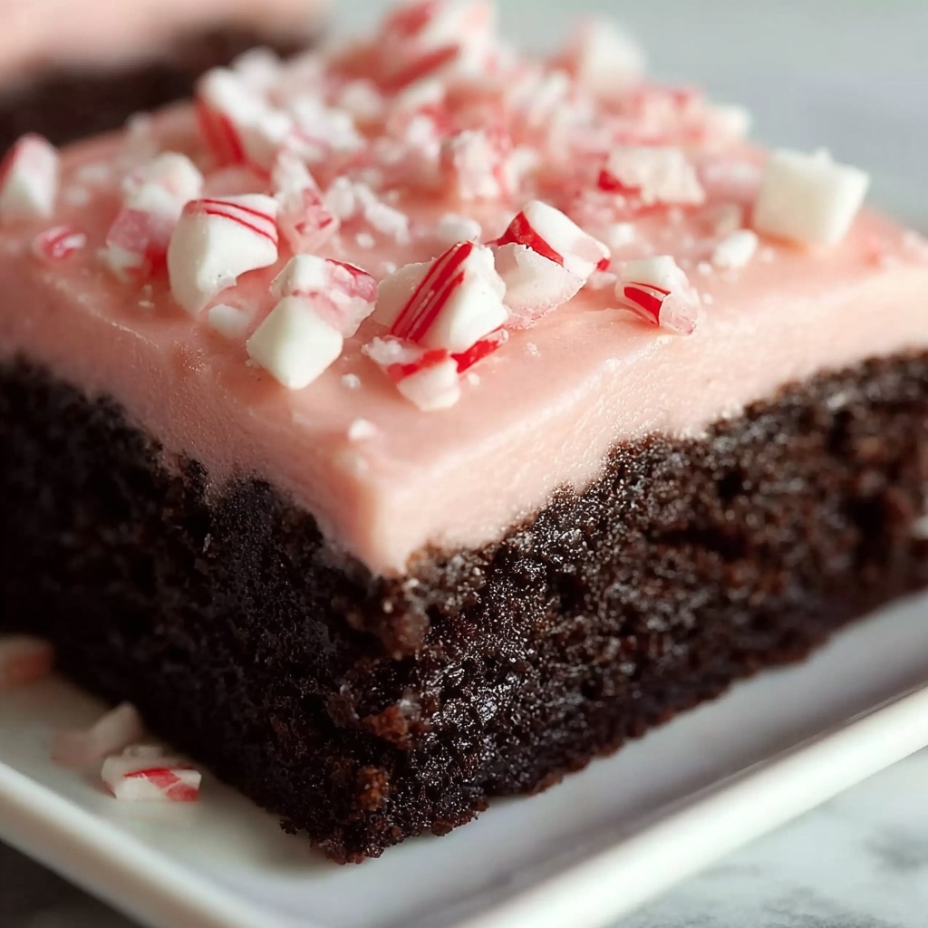Candy Cane Brownies Recipe - Recipe Image