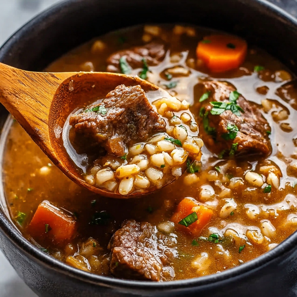 Hearty Beef and Barley Soup Recipe - Recipe Image