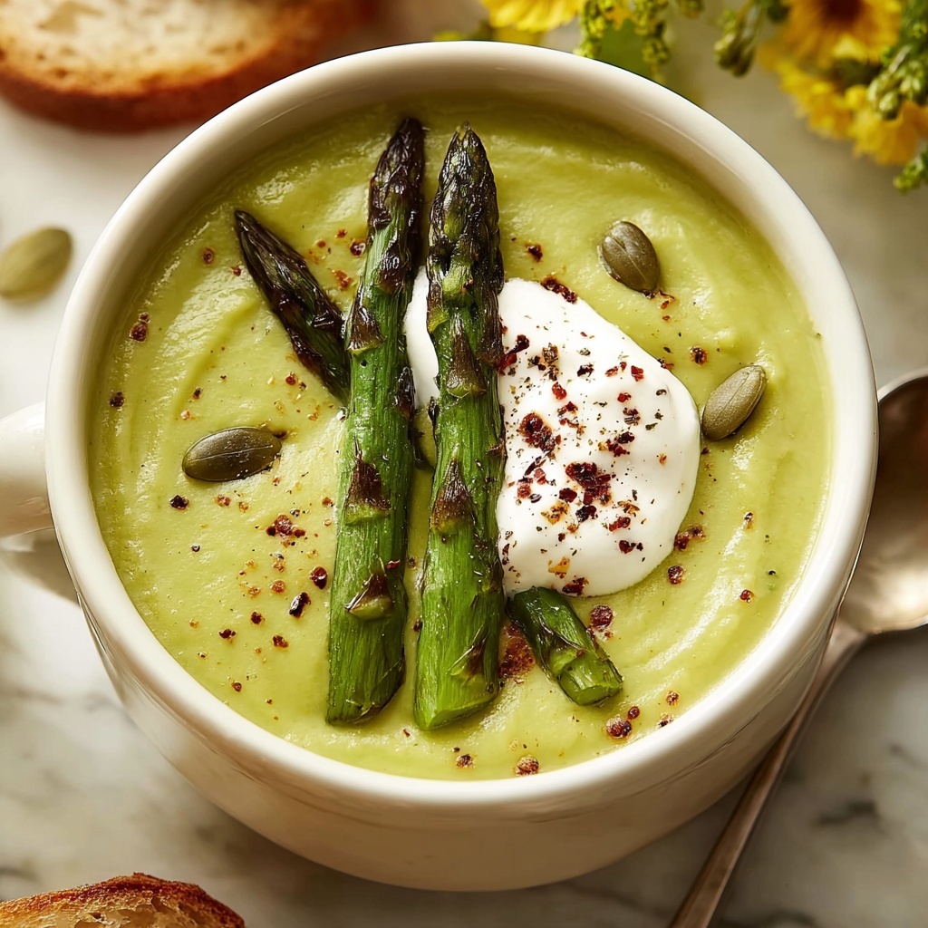 Creamy Asparagus Soup Recipe - Recipe Image