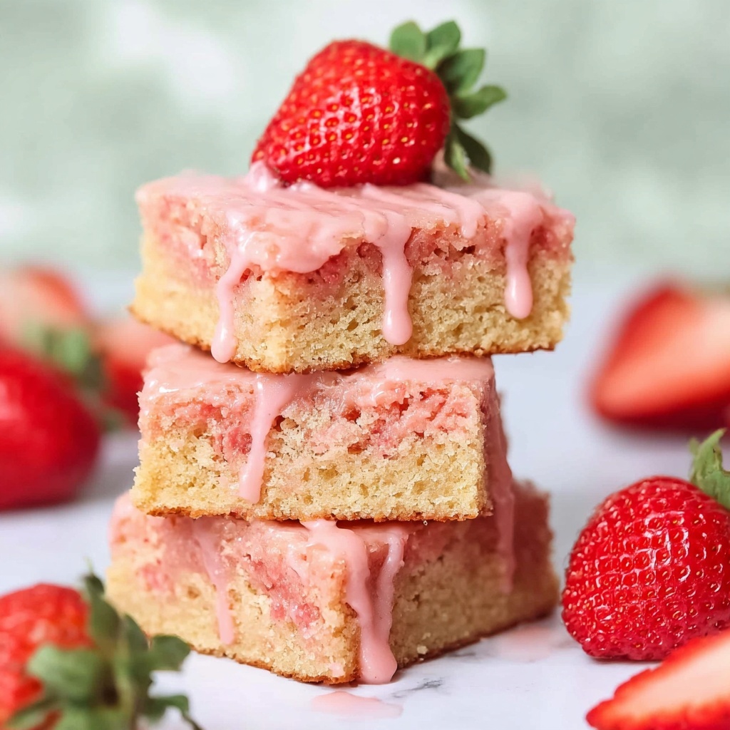 Strawberry Brownies Recipe - Recipe Image