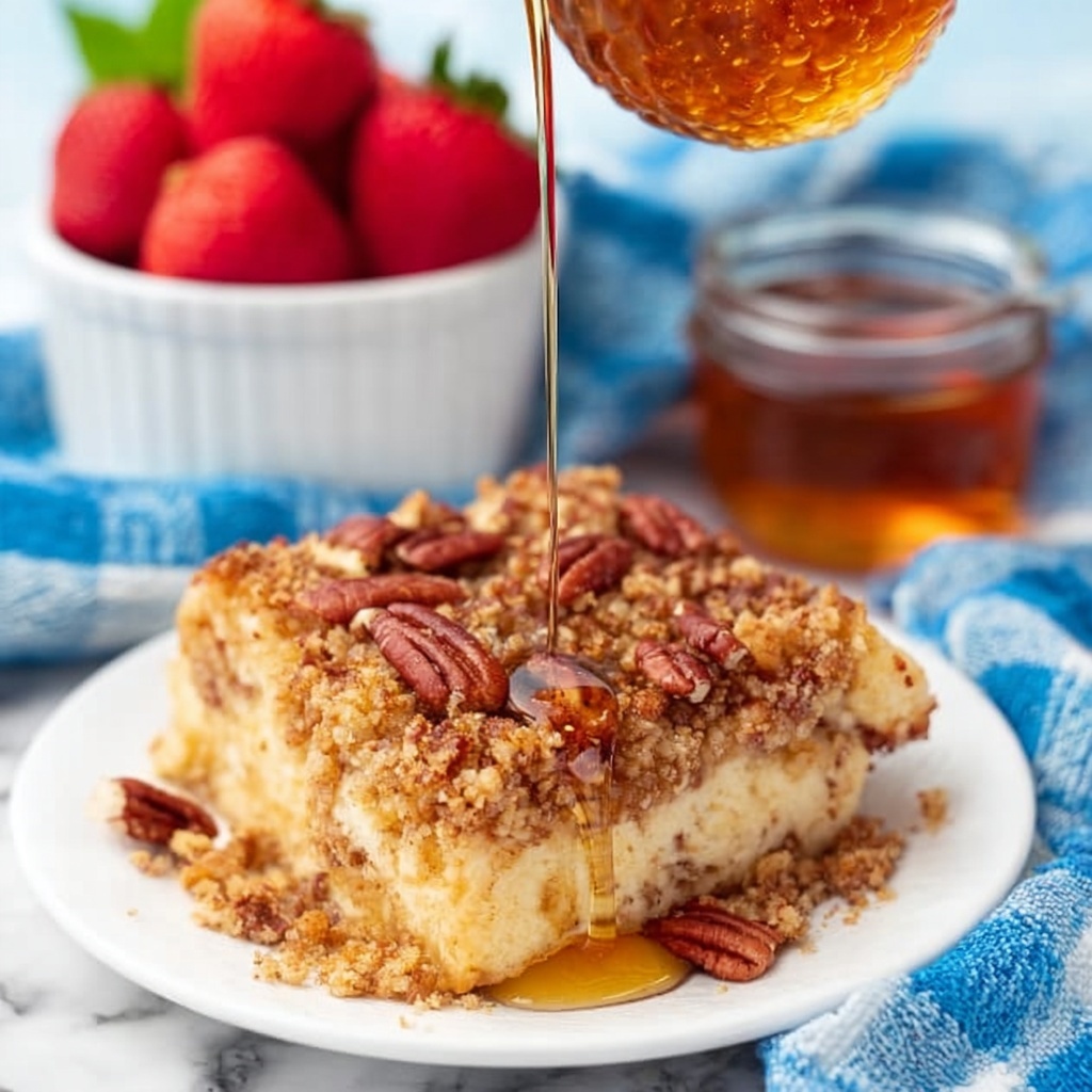 Hawaiian Roll French Toast Casserole Recipe - Recipe Image