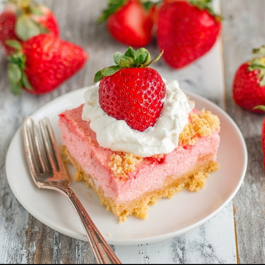 No-Bake Strawberry Cheesecake Recipe - Recipe Image