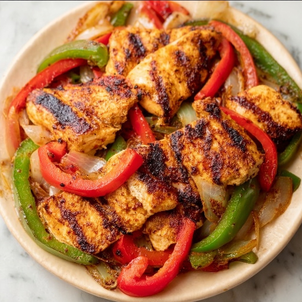 Easy Chicken Fajitas Recipe - Recipe Image