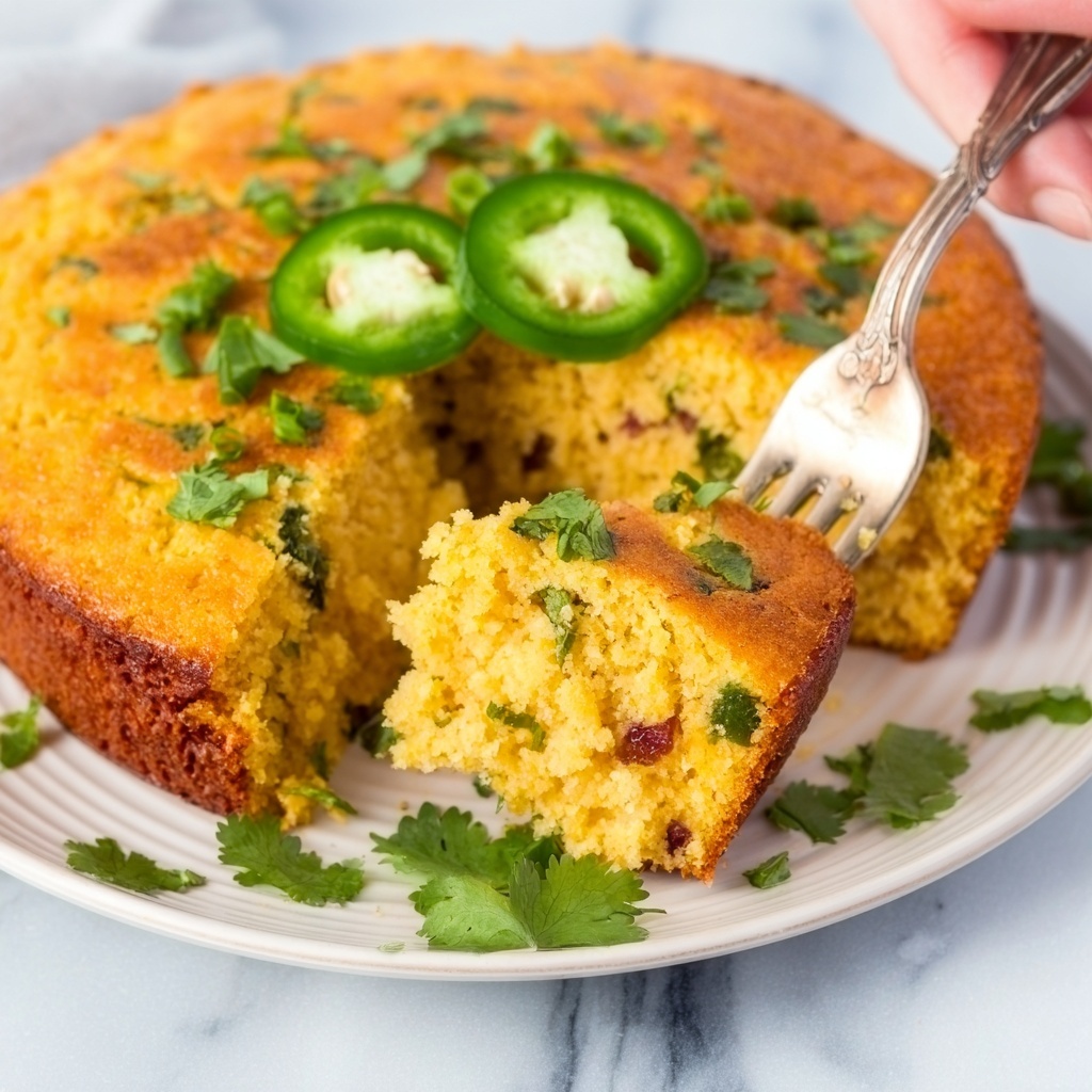 Creole Cornbread with Sausage, Jalapenos, and Cheddar Recipe - Recipe Image