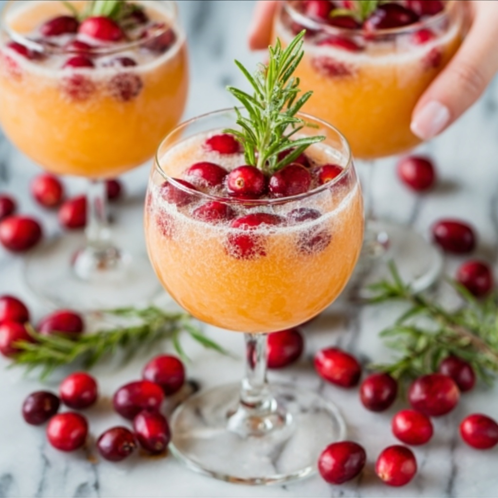 Jolly Juice - Cranberry Mimosas Recipe - Recipe Image