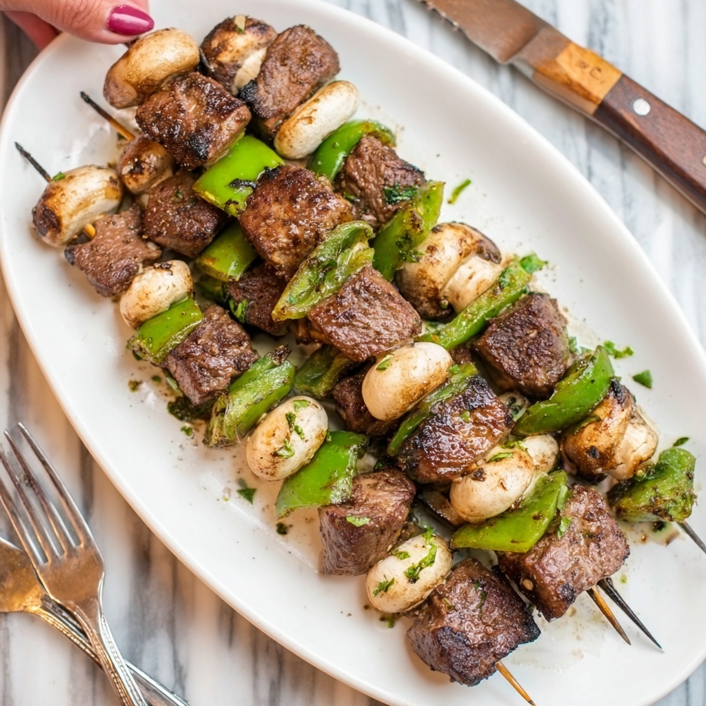 Grilled Beef Steak Kabobs Recipe - Recipe Image