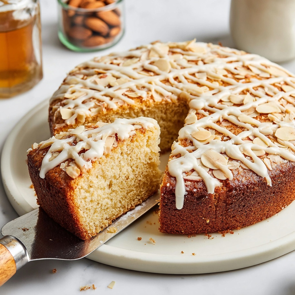 Gluten-Free Vegan Almond Cake Recipe - Recipe Image