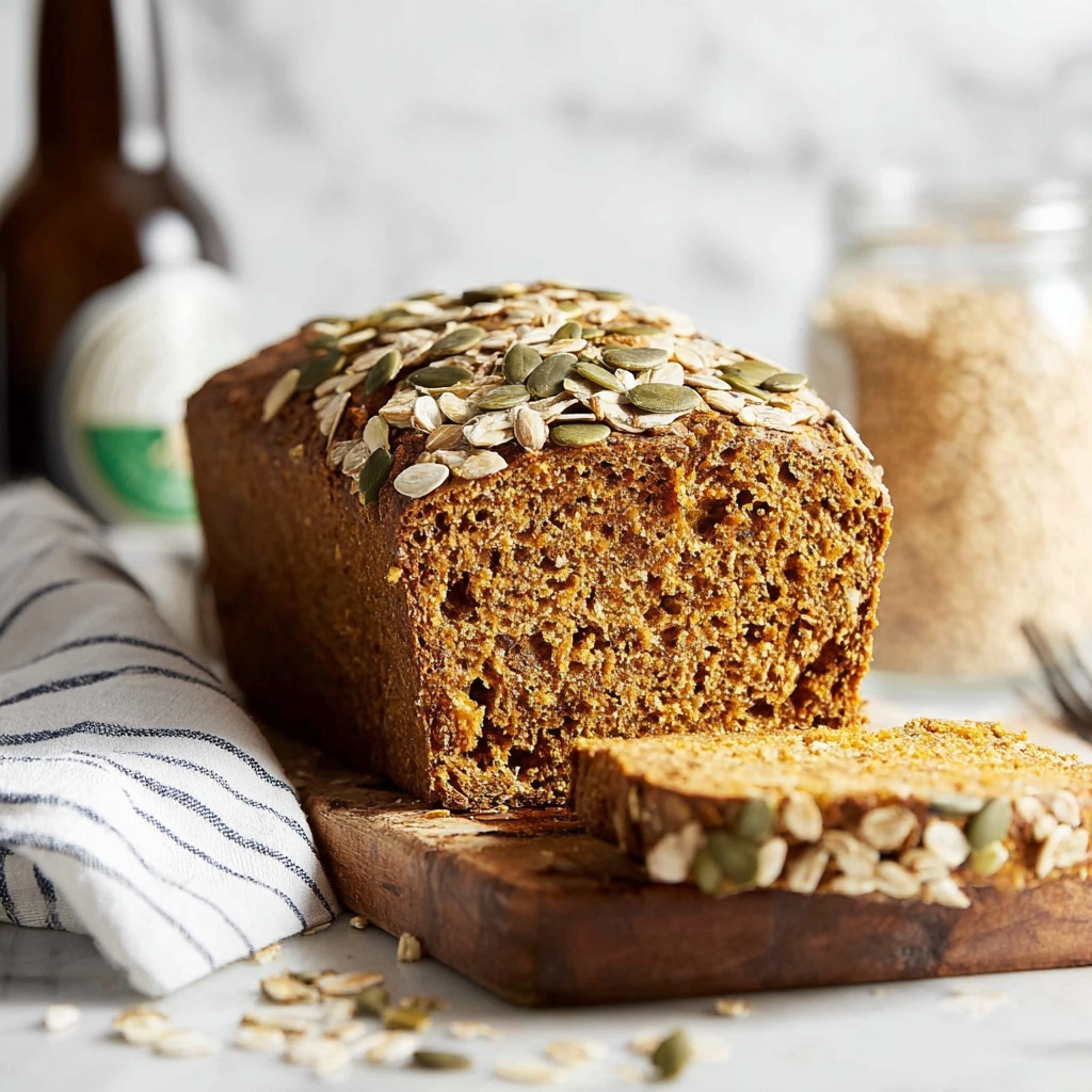 Irish Guinness Brown Bread (Eggless, Dairy-Free) Recipe - Recipe Image