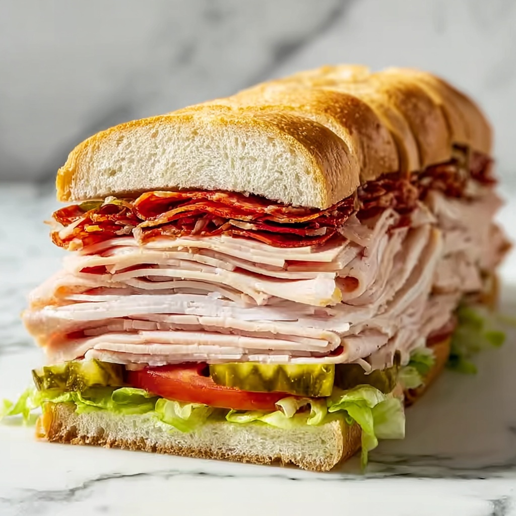 How to Make Italian Sub Sandwiches Recipe - Recipe Image