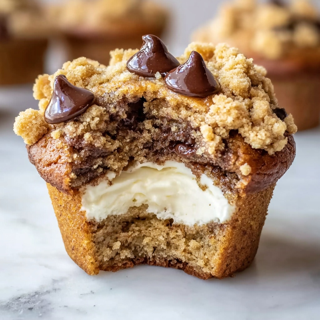 Pumpkin Cream Cheese Chocolate Chip Muffins Recipe - Recipe Image