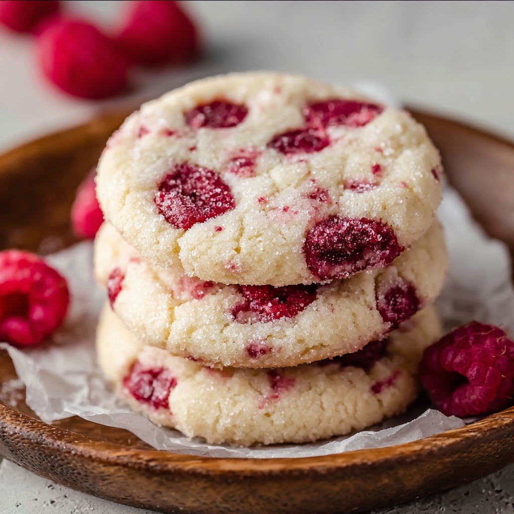 Soft and Chewy Raspberry Sugar Cookies Recipe - Recipe Image