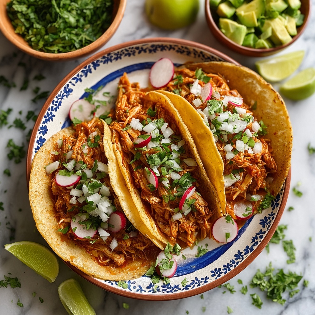 The Best Chicken Tinga Tacos Recipe - Recipe Image