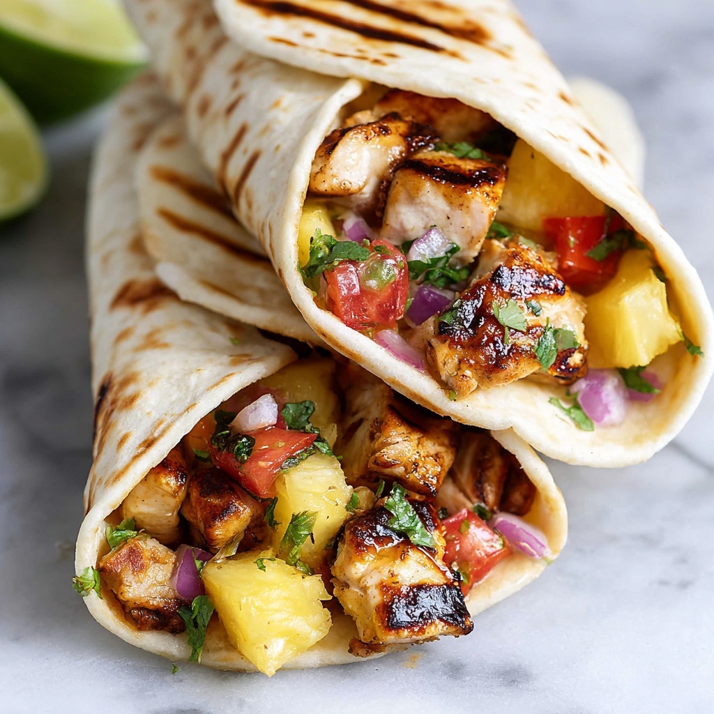 Chicken Tacos with Pineapple Salsa Recipe - Recipe Image