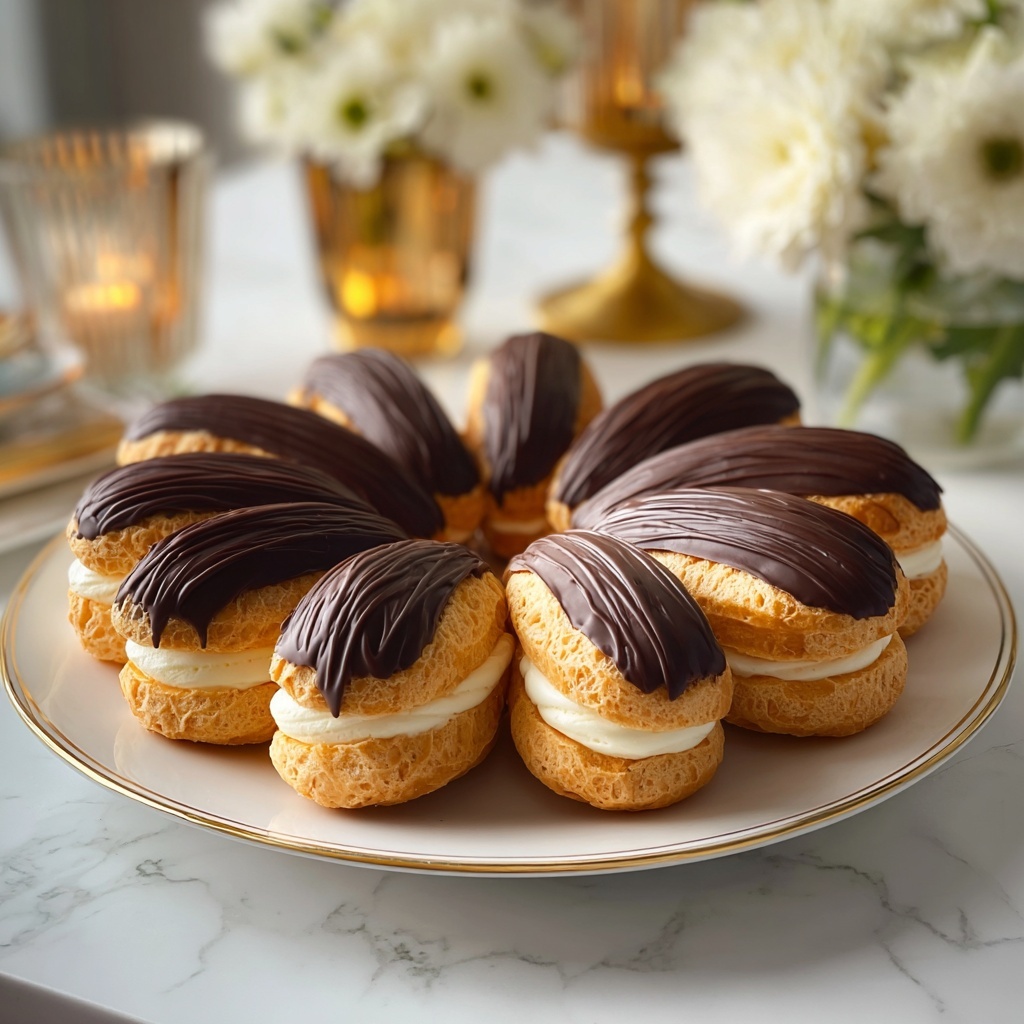Mocha Éclairs Recipe - Recipe Image