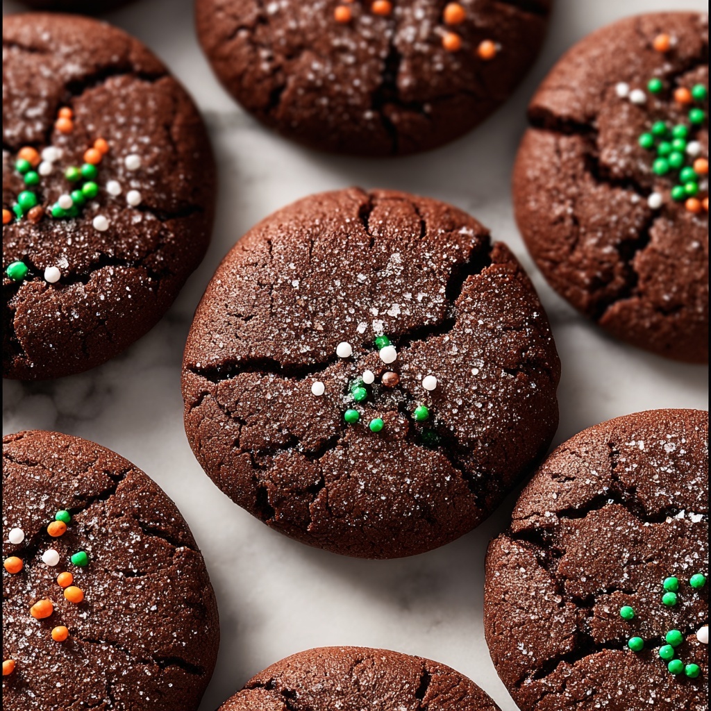 Chocolate Sugar Cookies Recipe - Recipe Image