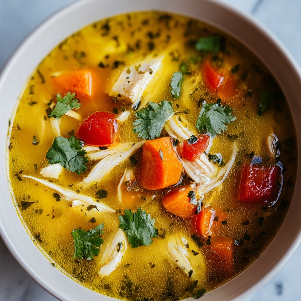 Green Chili Chicken Soup Recipe - Recipe Image
