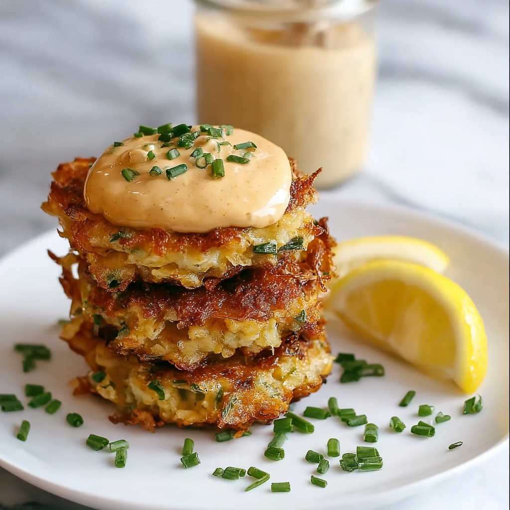 Crispy and Easy Zucchini Fritters Recipe - Recipe Image