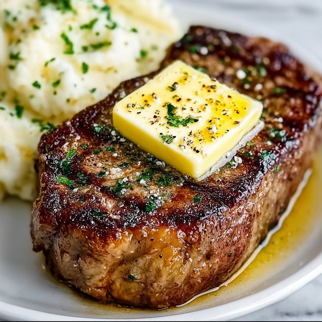 Marinated Air Fryer Ribeye Steak Recipe - Recipe Image