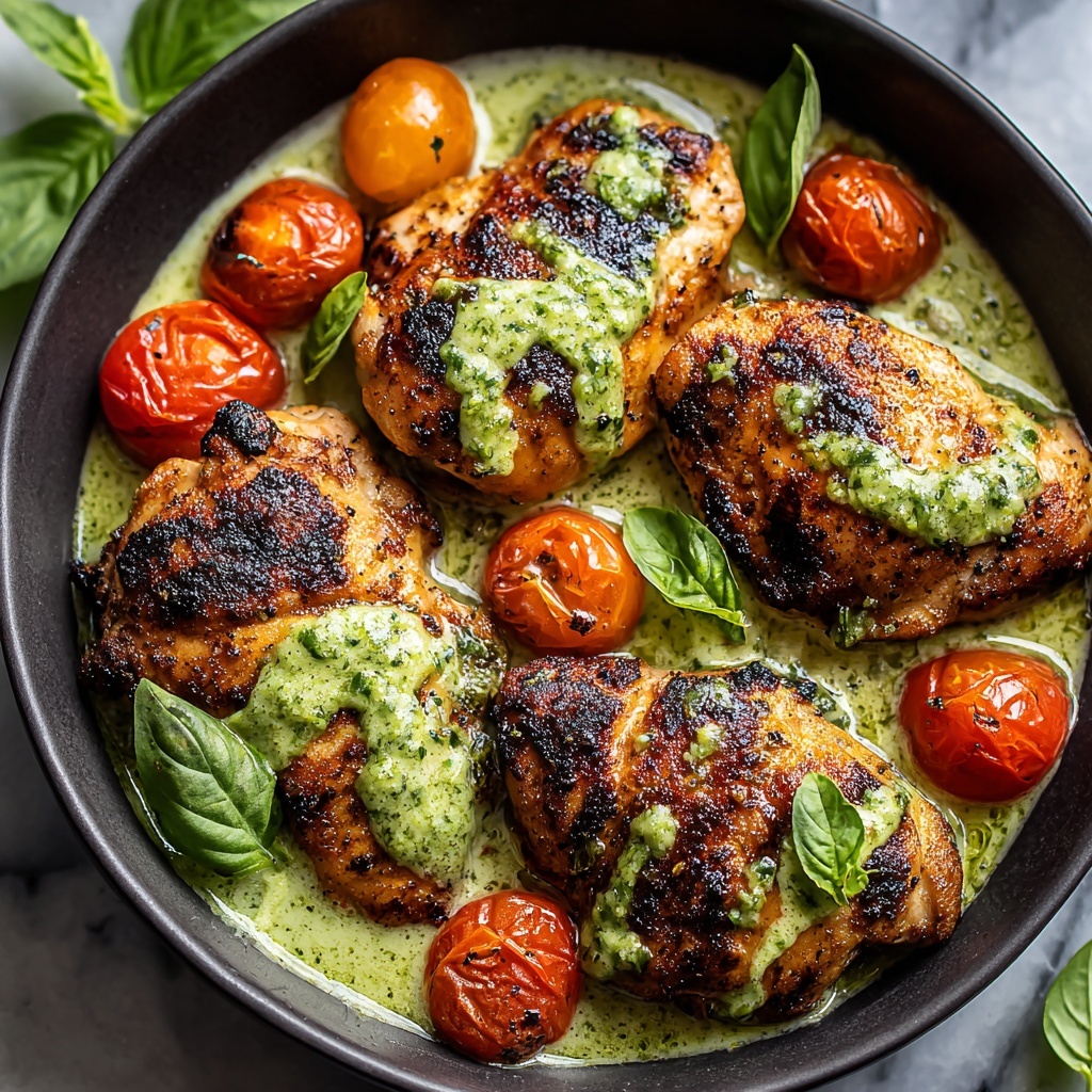 Easy Pesto Chicken Recipe - Recipe Image