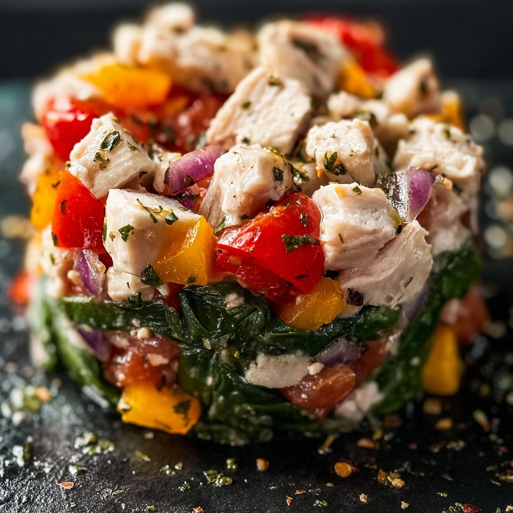 Italian Grinder Chicken Salad Recipe - Recipe Image