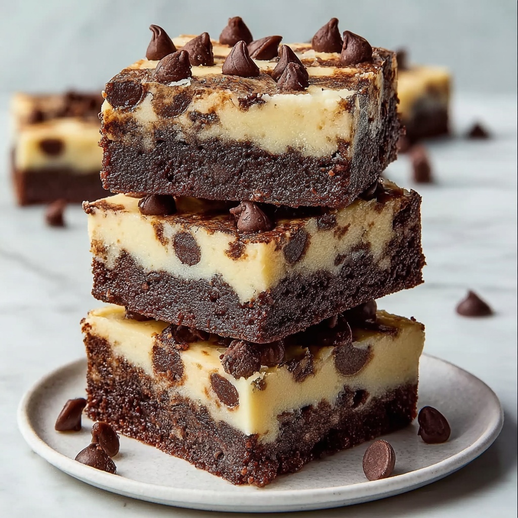Chocolate Chip Cookie Brownie Bars Recipe - Recipe Image