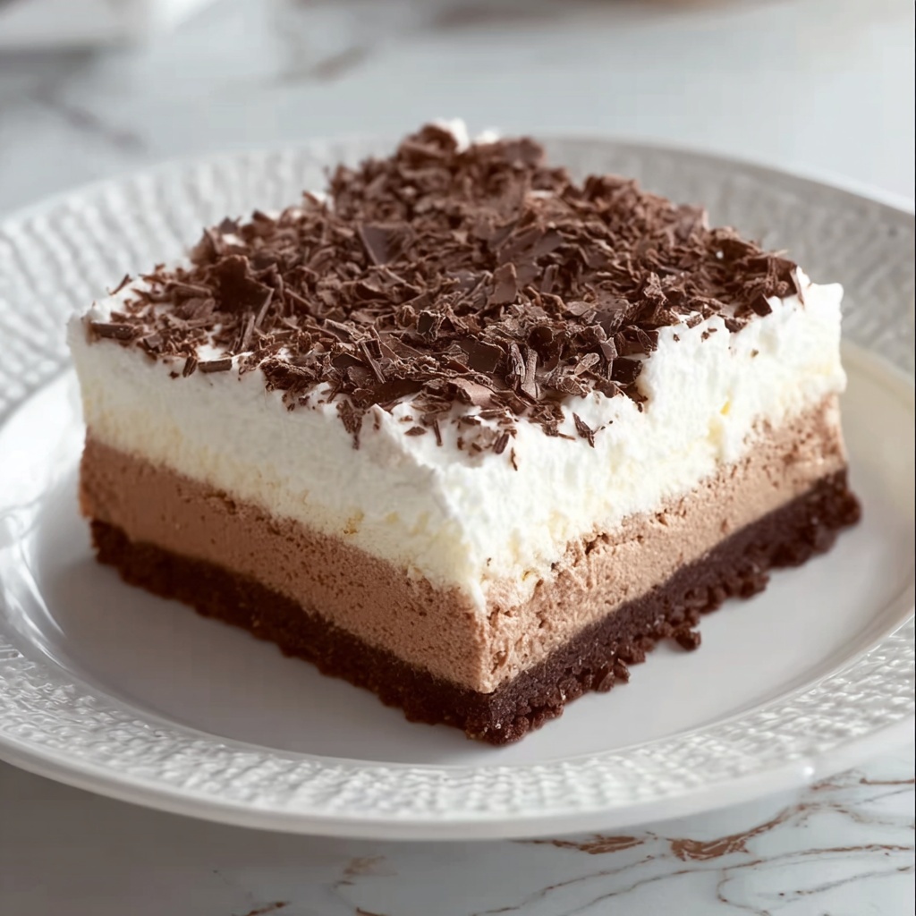 French Silk Brownies Recipe - Recipe Image