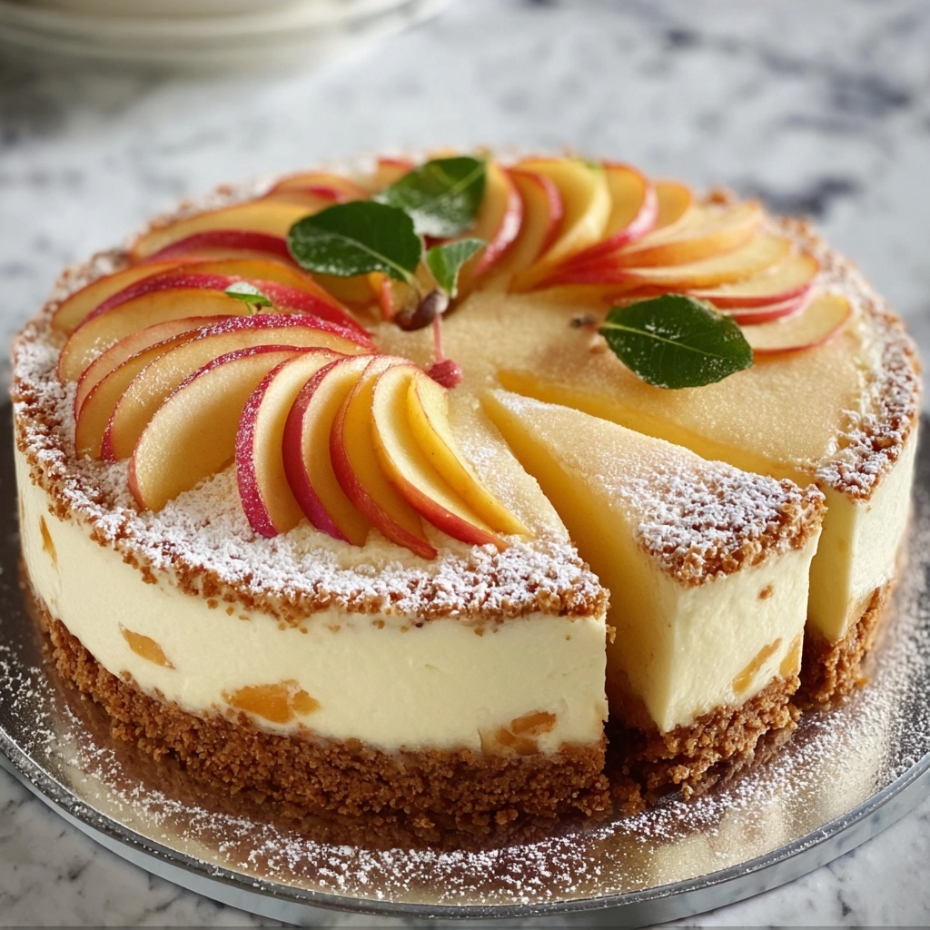 Decadent German Apple Cake with Creamy Cinnamon Frosting Recipe - Recipe Image