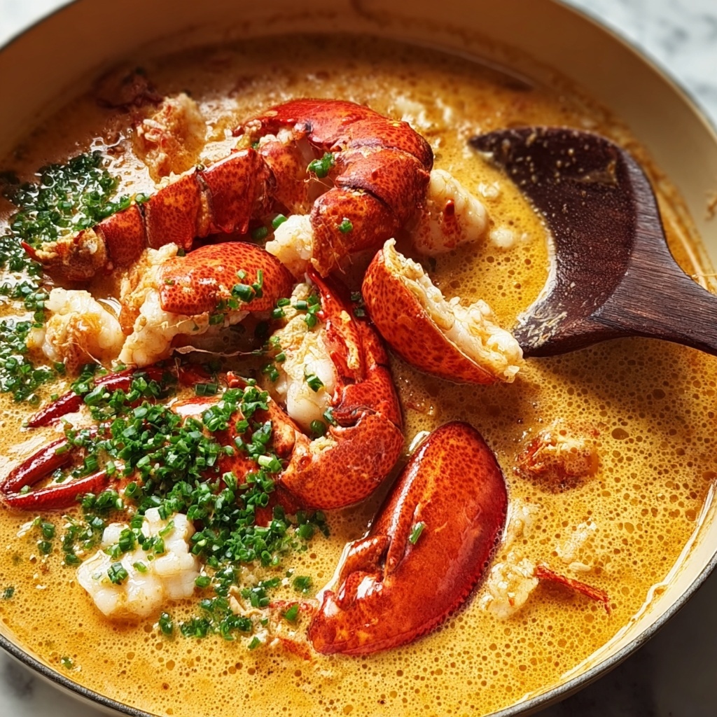 Creamy Spicy Lobster Pasta Recipe - Recipe Image