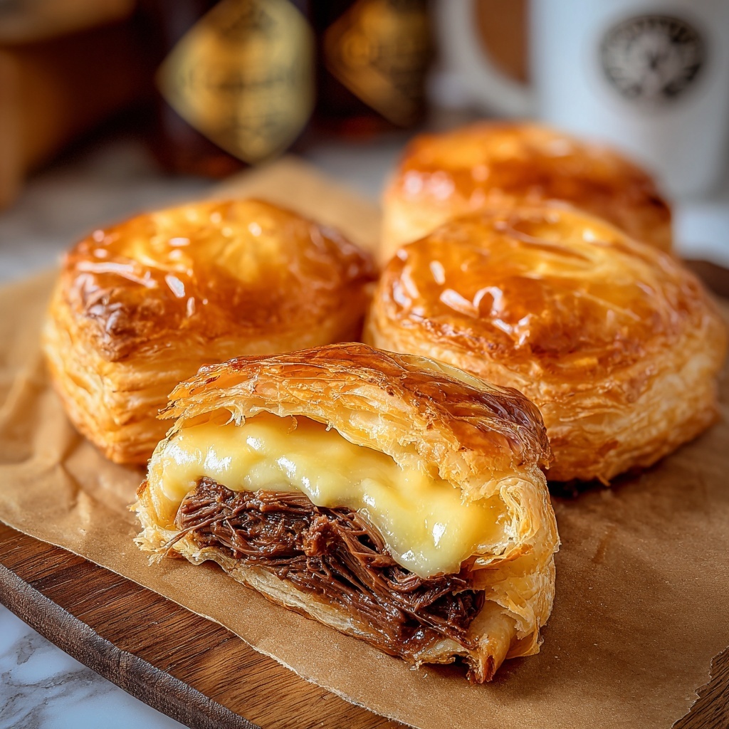 Brisket & Smoked Cheese Pies Recipe - Recipe Image