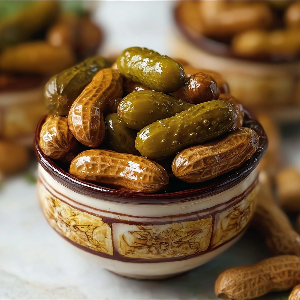 Dill Pickle Boiled Peanuts Recipe - Recipe Image