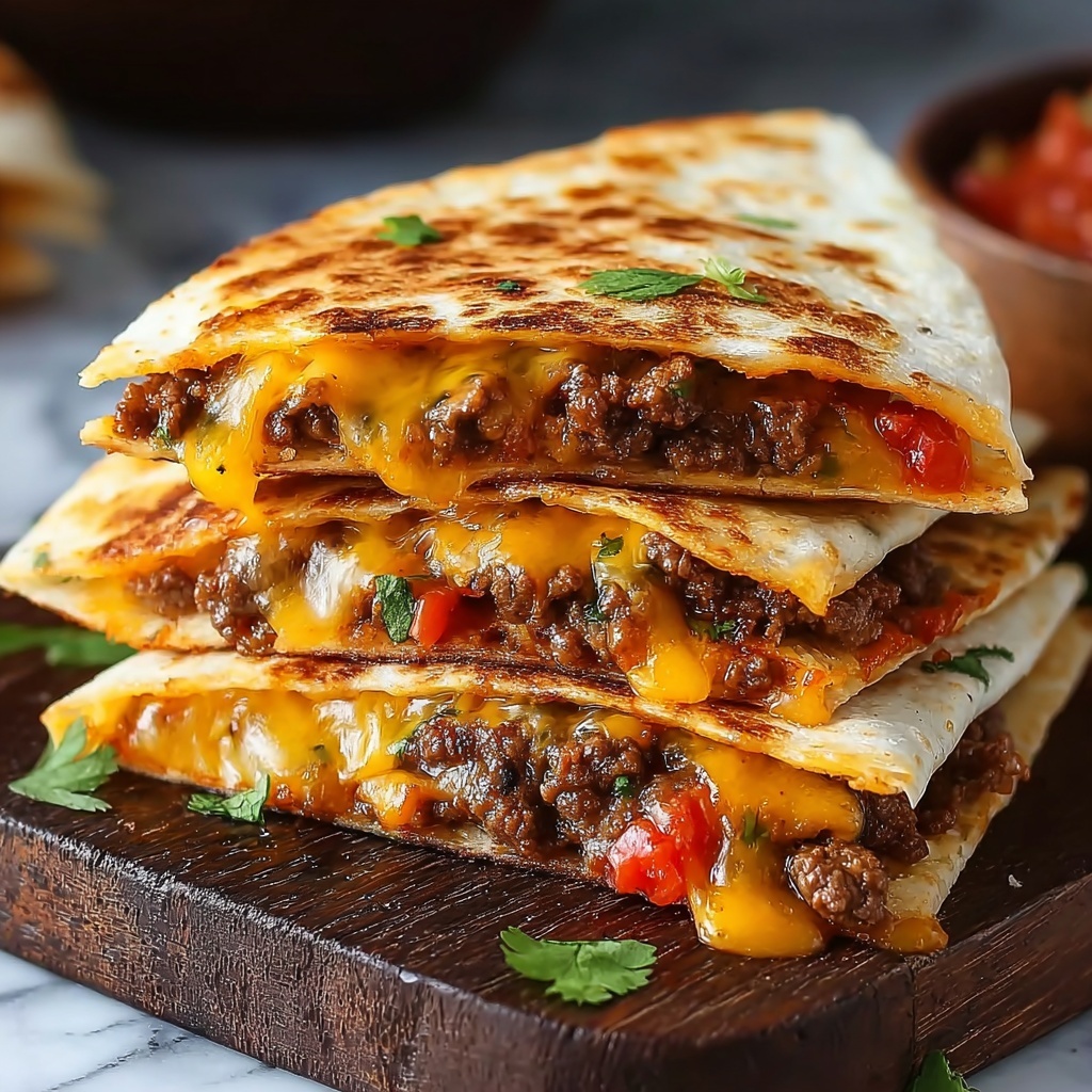 Quesadilla Burgers Recipe - Recipe Image