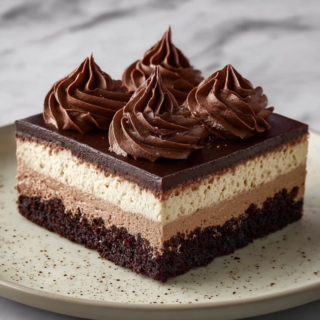 Chocolate Mousse Brownies Recipe - Recipe Image