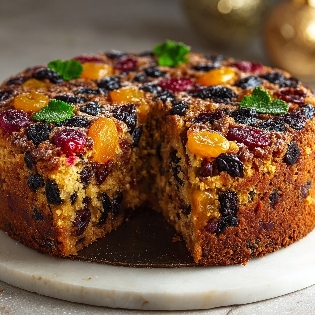 Old-Fashioned German Fruit Cake Recipe - Recipe Image