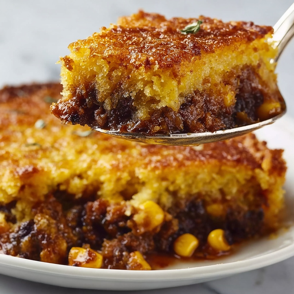 Easy Cowboy Cornbread Casserole Recipe - Recipe Image