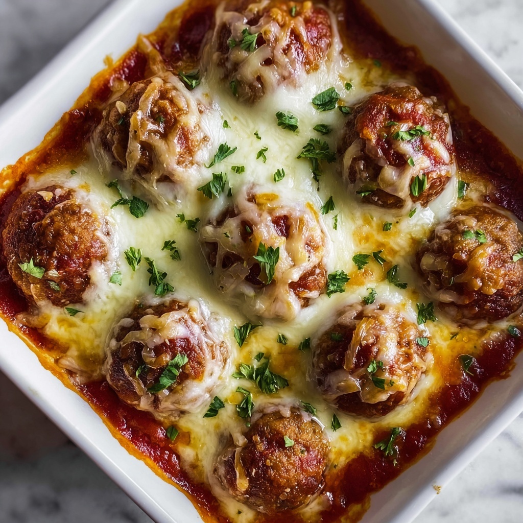Meatball Sub Casserole Recipe - Recipe Image