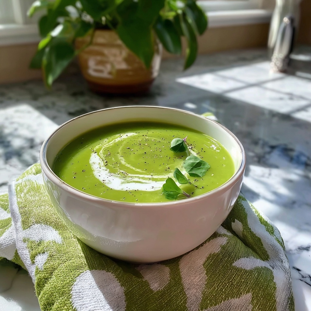 Spring Pea and Mint Soup Recipe - Recipe Image