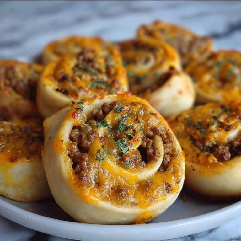 Cheesy Beefy Roll-Ups Recipe