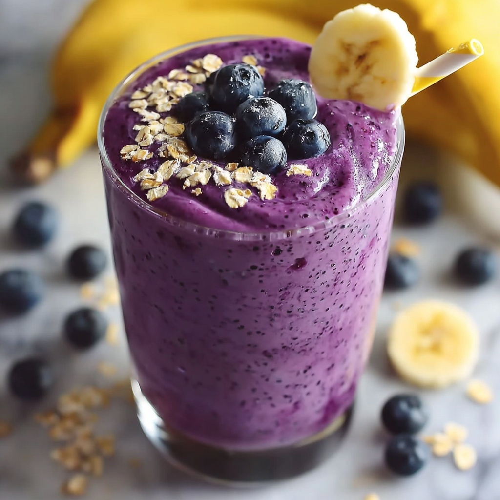 Banana Blueberry Smoothie Recipe - Recipe Image