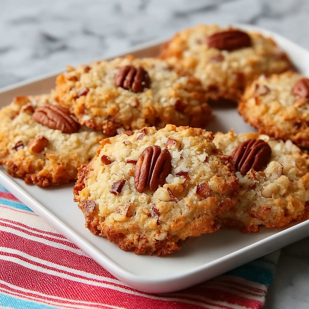 Perfect Coconut Cookies with Pecans Recipe - Recipe Image