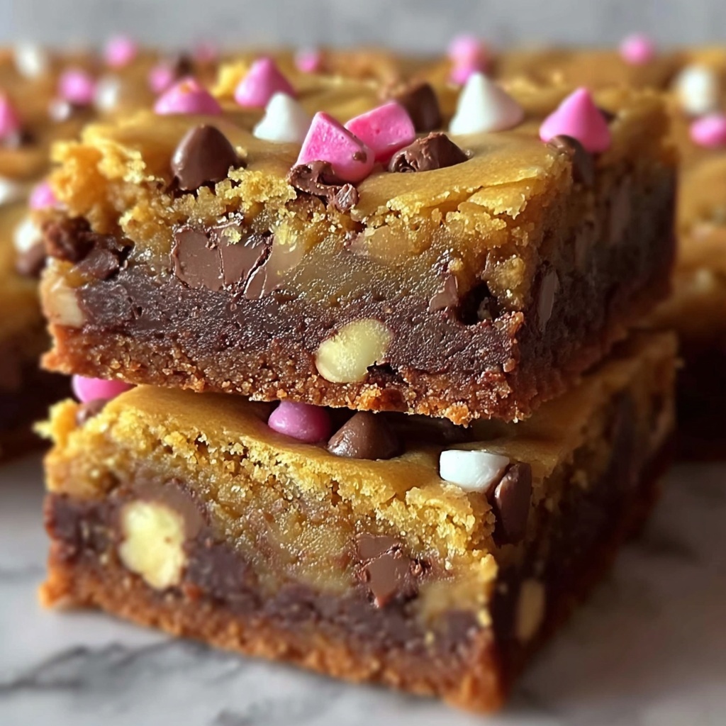 Monster Cookie Dough Brownies Recipe - Recipe Image